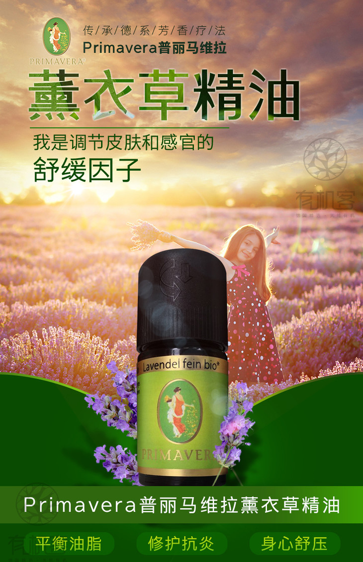 primavera普丽马维拉薰衣草精油