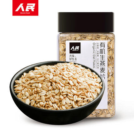 人民 瓶装有机生燕麦片330g 商品图1