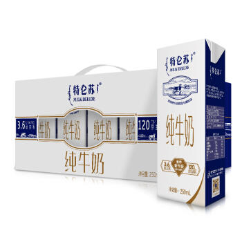 蒙牛 特仑苏 纯牛奶 250ml*12 礼盒 商品图0