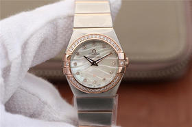 v6欧米茄星座系列27毫米石英腕表 ，每个零件都是原装开模，1仿表史上首次搭载原装正品欧米茄1376专用机芯（用的正品的机芯）