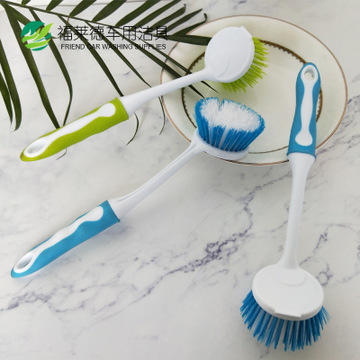 【清洁刷】。厨房用刷洗碗家用长柄刷不沾油清洁刷可挂式长柄多用家灶台清洁刷 商品图5