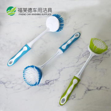 【清洁刷】。厨房用刷洗碗家用长柄刷不沾油清洁刷可挂式长柄多用家灶台清洁刷 商品图3