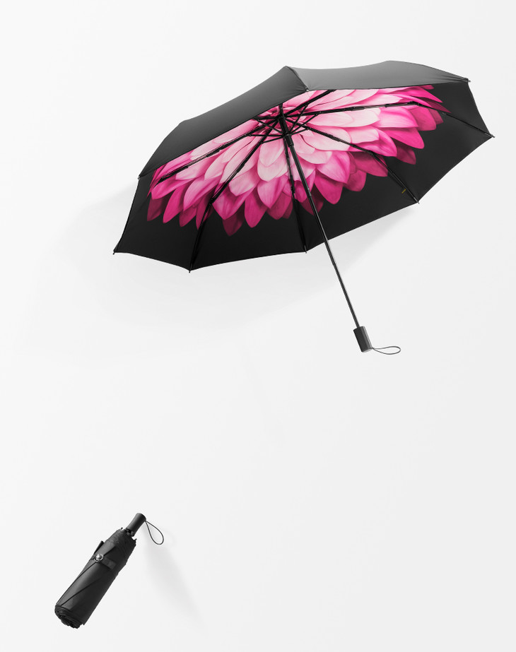 bananaunder蕉下black系列防晒伞防水折叠晴雨伞 滨梨山茶