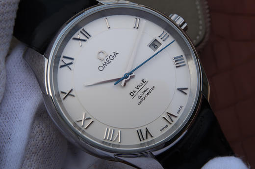 V6欧米茄碟飞系列431.13.41.21.02.001。原装开模，蓝宝石镜面，41毫米直径,男士手表，意大利牛皮，进口9015改Cal.8500全自动机械 商品图4