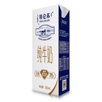 蒙牛 特仑苏 纯牛奶 250ml*12 礼盒 商品图1