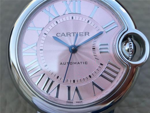 V6卡地亚蓝气球W6920100女表，原装瑞士ETA2671机芯 （正品的基础机芯）蓝气球 33mm女款，尺寸33MM ，市面上独家货源，精钢表带 商品图6