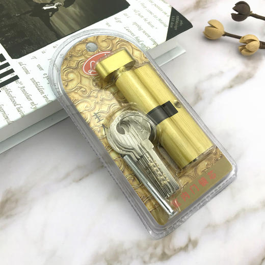 〖B403〗吸塑装全铜小70中锁芯 商品图2