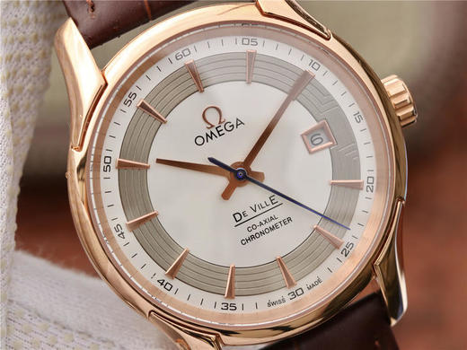 V6欧米茄碟飞系列，全自动机械机芯，男士 ，透底，精钢外壳，进口9015改Cal.8500，小牛皮表带 商品图3