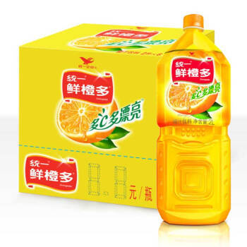 2L统一 鲜橙多L*6瓶 商品图0