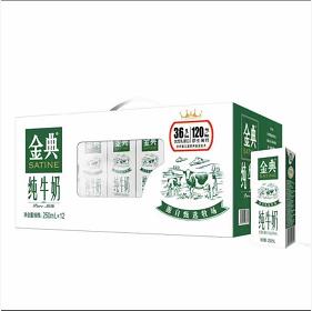 金典纯牛奶 250ml*12/提 商品图0