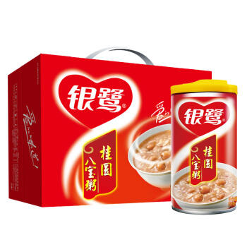 银鹭 八宝粥 桂圆八宝粥360g*12罐 商品图0