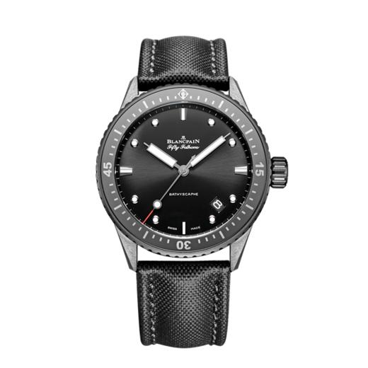 宝珀 Blancpain 五十噚系列男士自动机械腕表 5000-0130-B52A 商品图0