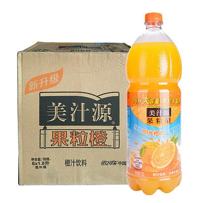 1.8L果粒橙*6瓶 商品图0