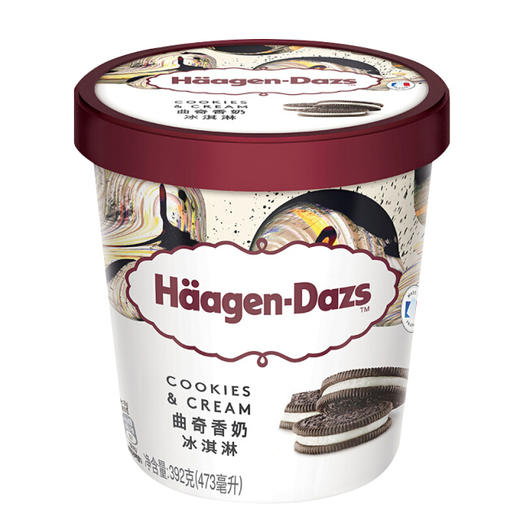 哈根达斯曲奇香奶冰淇淋 商品图1