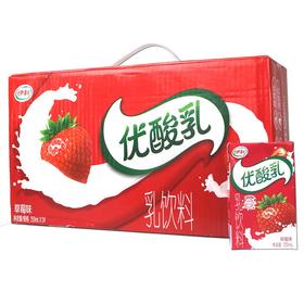 伊利 优酸乳草莓250ml*24盒