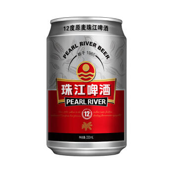 小罐老珠江啤酒12度330ML*24罐 商品图2