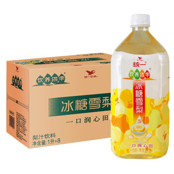 1L统一 冰糖雪梨*8瓶 商品图0