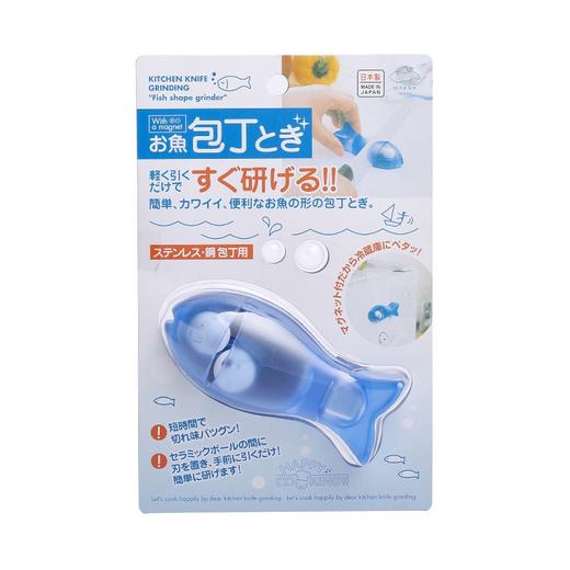 MARNA鱼型迷你磨刀器创意钝刀剪刀手动磨刀工具防滑 商品图4