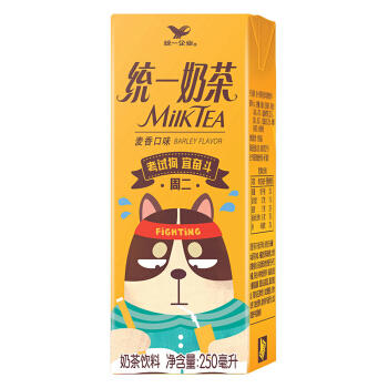 统一 奶茶（麦香）250ml*24盒 商品图1