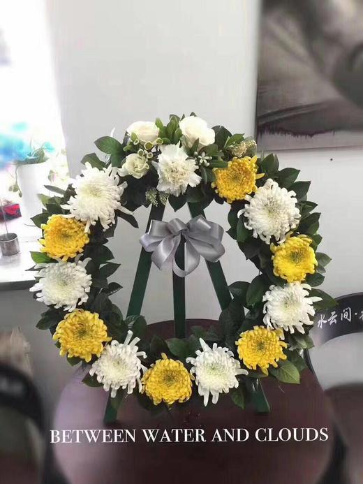 【清明节小花圈】清明带泥带架圆环/31公分/42公分 商品图4