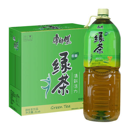 2L康绿茶*6瓶 商品图0