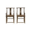 清晚期榆木明清老家具扶手椅（对）椅子官帽椅Q1603002960 Antique Elm wood Pair of chair 商品缩略图0