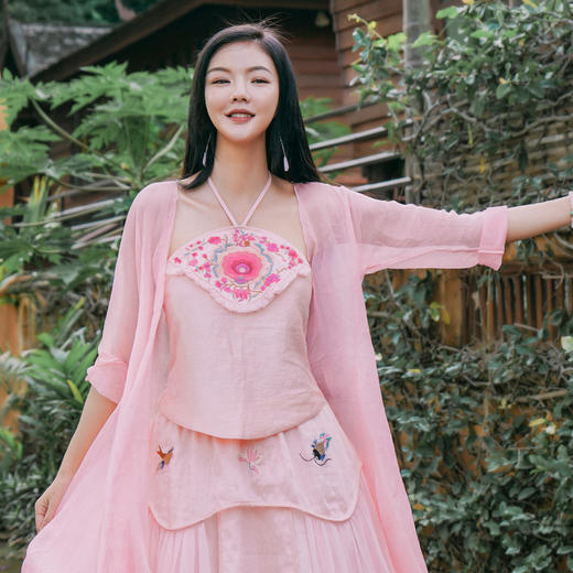 花制作画蕊贰2019民族风刺绣肚兜时尚背心夏外穿女打底小吊带