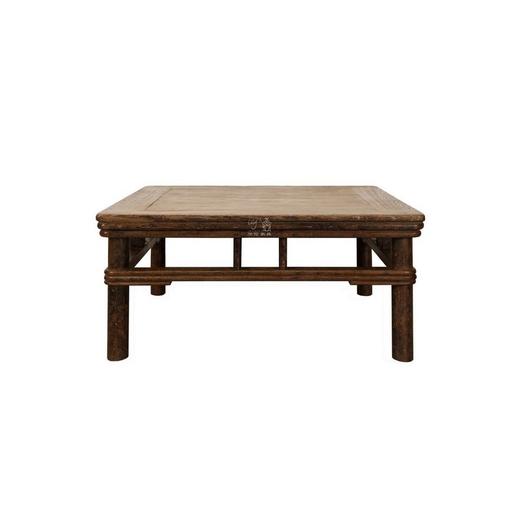 清晚期榆木古董家具方咖啡台茶几矮方桌QB16120071 Antique Elm wood Coffee table 商品图0