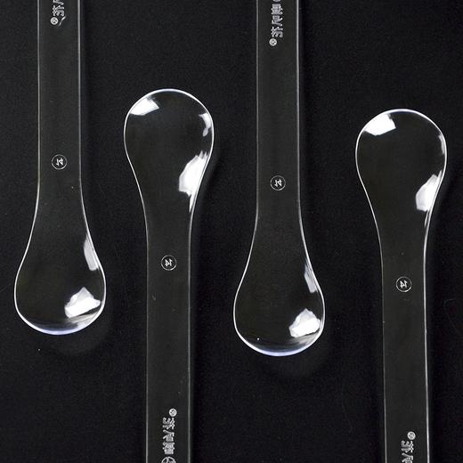 喇叭花PLA 独立包装透明塑料长柄冰淇淋勺一次性冰激凌甜品凤梨勺水果勺100只 商品图5