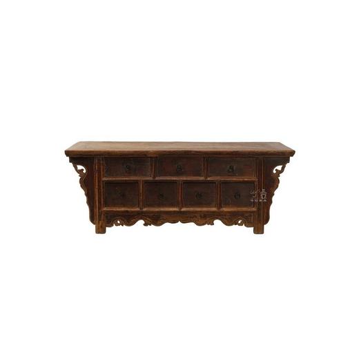 清晚期榆木古董家具电视柜矮柜柜子QB16120067 Antique Elm wood Low cabinet 商品图0