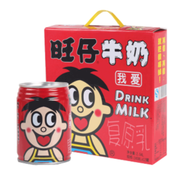 12罐大旺仔牛奶 (铁罐装礼盒) 245ml*12罐