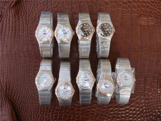 V6欧米茄星座系列，27毫米石英腕表 ，仿表史上首次搭载原版欧米茄L963.2专用机芯 选用进口SUS316精钢 钢色更加白皙 所有散件均可同原版 商品图6