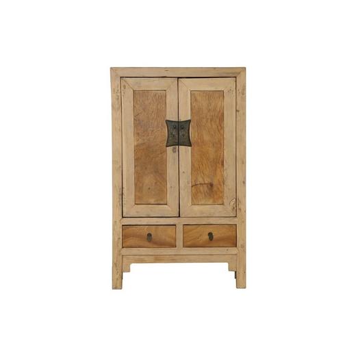 清晚期影木中式古董家具二屉二门柜 大柜衣柜Q0502002925 商品图0