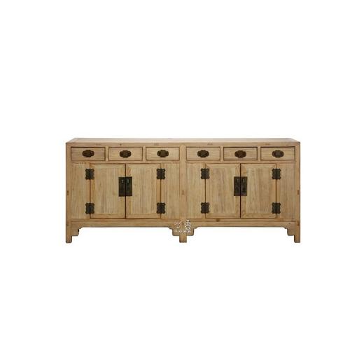 清晚期榆木古董家具连体柜边柜玄关柜Q1603002280 Antique Elm wood Cabinet 商品图0