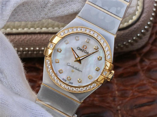 V6欧米茄星座系列，27毫米石英腕表 ，仿表史上首次搭载原版欧米茄L963.2专用机芯 选用进口SUS316精钢 钢色更加白皙 所有散件均可同原版 商品图3