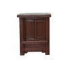 清晚期榆木中式古董家具小红漆柜（对）床头柜角柜Q0712009520 商品缩略图0