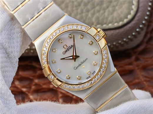 V6欧米茄星座系列，27毫米石英腕表 ，仿表史上首次搭载原版欧米茄L963.2专用机芯 选用进口SUS316精钢 钢色更加白皙 所有散件均可同原版 商品图2