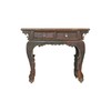 清晚期榆木中式古董家具二屉弯腿柜二屉小桌书桌QQ1306000749 商品缩略图0
