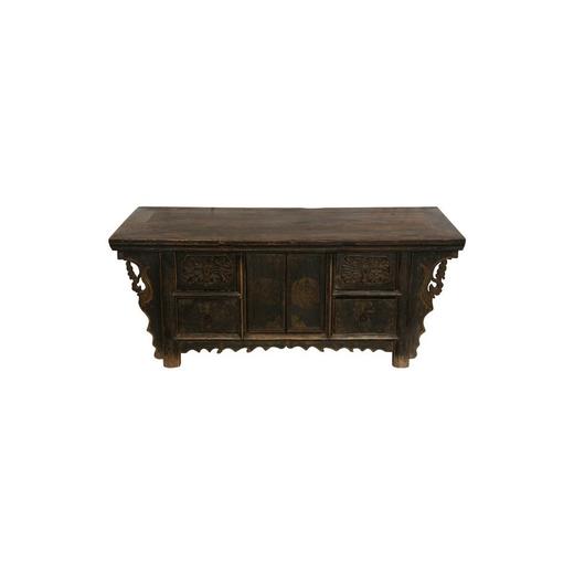清晚期榆木古董家具炕桌地桌小柜QB17060060 Antique Elm wood Small cabinet 商品图0