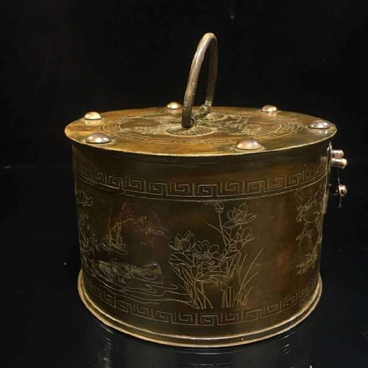 纯铜茶叶盒 商品图3