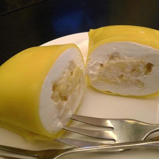 休闲甜点 榴莲班戟 【6盒装】一盒4个,单个约30g,广西包邮