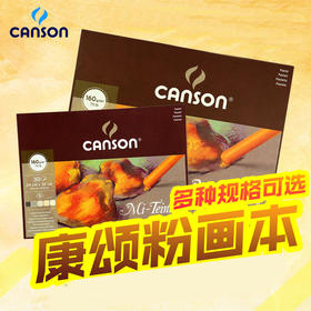 法国康颂CANSON蜜丹Mi-Teintes粉画本 色粉纸/本 粉画纸版画纸30