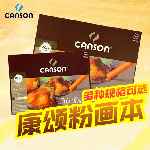 法国康颂CANSON蜜丹Mi-Teintes粉画本 色粉纸/本 粉画纸版画纸30 商品图0