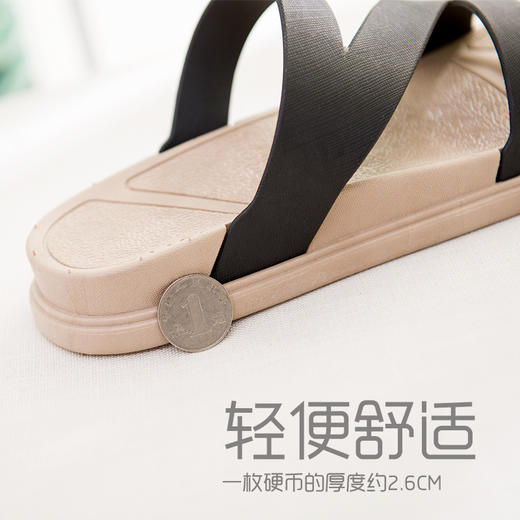 春夏季新款沙滩鞋时尚外穿休闲百搭一字款凉拖鞋 商品图3