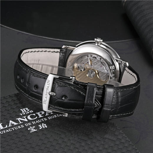 宝珀 Blancpain 经典系列男士自动机械腕表 6651-1127-55B 商品图6