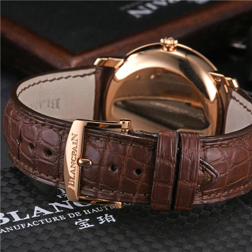 宝珀 Blancpain 经典系列男士自动机械腕表 6664-3642-55B 商品图9
