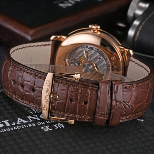 宝珀 Blancpain 经典系列男士自动机械腕表 6669-3642-55B 商品图7