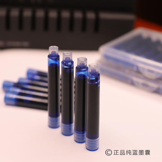 60支纯蓝墨囊+1支红色钢笔 商品图1