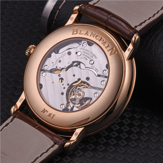 宝珀 Blancpain 经典系列机械男表 6606-3642-55B 商品图5