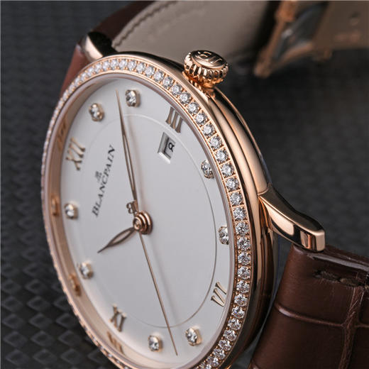 宝珀 Blancpain 经典系列男士自动机械腕表 6651-2987-55B 商品图6